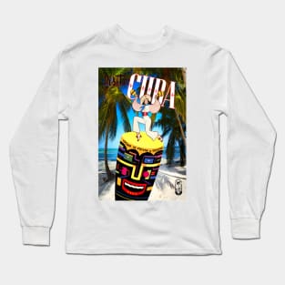 Cuba - Vintage Travel Long Sleeve T-Shirt